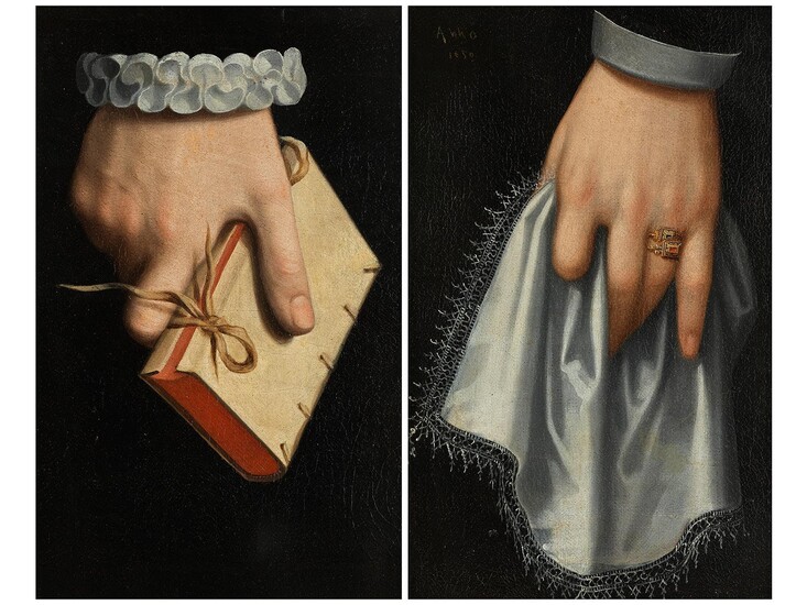 Frans Pourbus, 1569 – 1622, zug., HAND EINES HERRN MIT BUCH