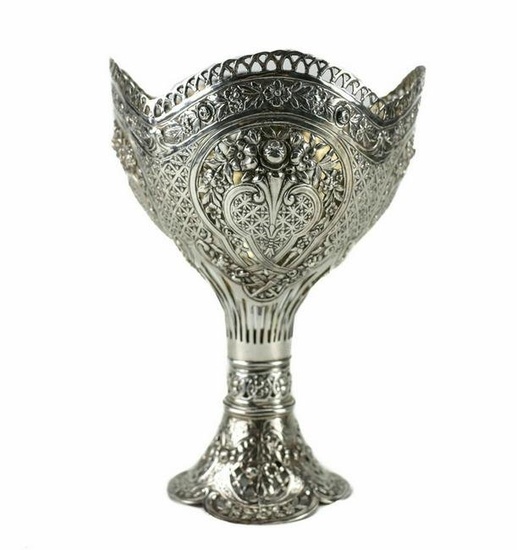 George Roth German Silver Decorative Bowl or Vase c1900