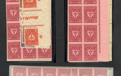 German Empire, 1918/23 inflation issues