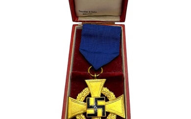 German WWII 40 Year Faithful Service Medal in Box