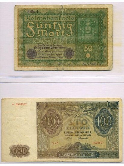 German & Polish Bank Notes