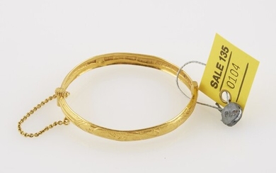 Gold Rigid Bracelet, 22K 14 dwt.