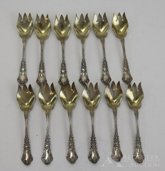 Gorham Sterling Silver Ice Cream Forks