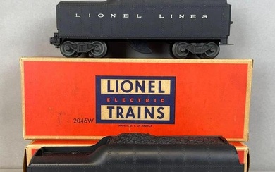 Group of 2 Lionel O Scale No. 2046W Whistle Tenders