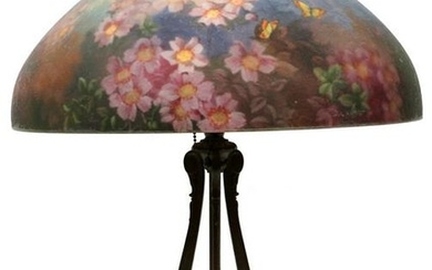 HANDEL 6688 TABLE LAMP WITH REVERSE PAINTED SHADE