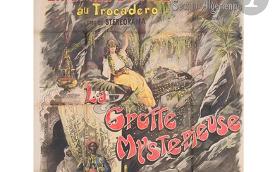 HENRI GRAY (1858-1924) Exposition de 1900 au Trocadéro - La Grotte Mystérieuse - La Danse...