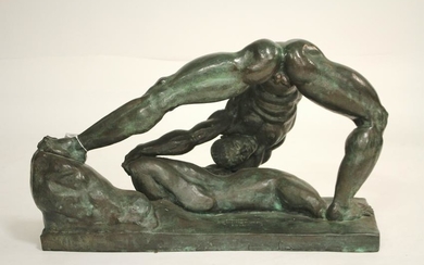 Henry Schonbauer - Male Nude Bronze, 1936