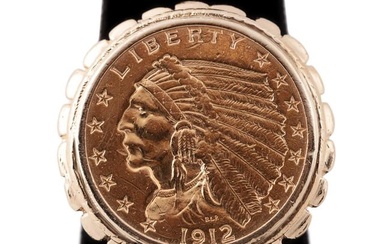 INDIAN HEAD GOLD COIN AND 14K RING