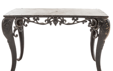 Impressive Classical Style Wrought Iron Table