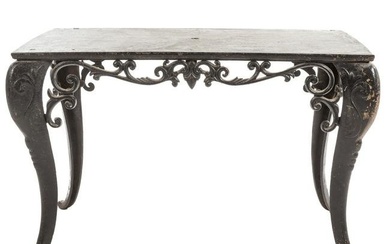 Impressive Classical Style Wrought Iron Table