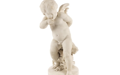 Italienischer Bildhauer des 19. Jahrhunderts, BEWAFFNETER AMOR