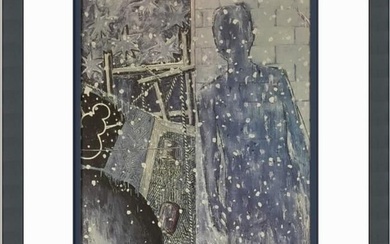 Jasper Johns Winter Custom Framed Print