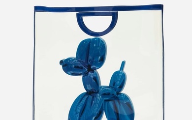Jeff Koons, Lisa Perry Blue Balloon Dog canvas bag