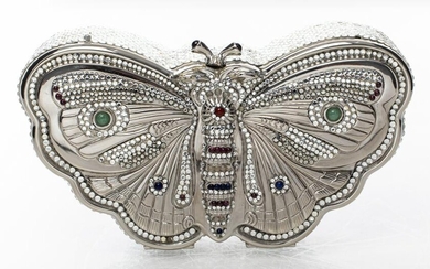 Judith Leiber Crystal Butterfly Minaudiere
