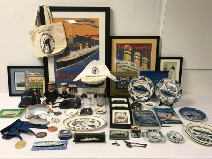 LARGE COLLECTION HOLLAND-AMERICA LINE ITEMS