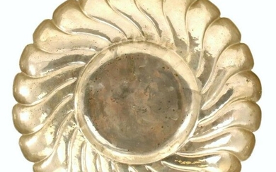Large Antique Mexican Silver Serving Platter