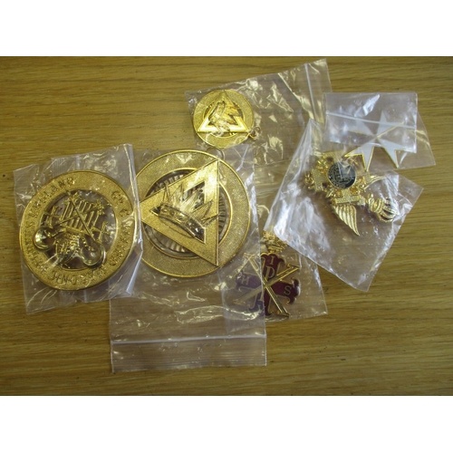 Large Masonic range of new parts for jewels etc including co...