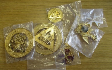 Large Masonic range of new parts for jewels etc including co...