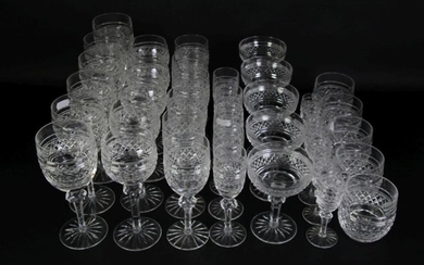 Large Suite of Waterford Crystal "Castletown" Drinking glasses