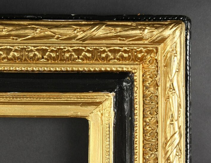 Late 19th Century French Composition Frame Painted