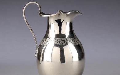 Late Empire silver cream jug, master Henrik Ludvig Schmidt, Copenhagen 1846