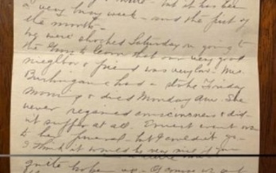 Letter from John Steinbeck's Mom December 8, 1932