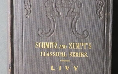 Livy, History of Rome, Latin, Lee & Blanchard Ed. 1851, Books 1, 2, 21 & 22
