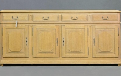 Louis Philippe Style Bleached Oak Server / Sideboard