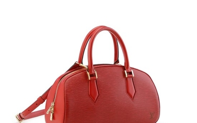 SOLD. Louis Vuitton: A "Jasmine" bag of red Epi leather with gold tone hardware, two handles and one removable and adjustable shoulder strap. – Bruun Rasmussen Auctioneers of Fine Art