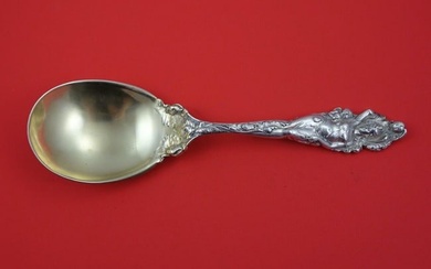 Love Disarmed by Reed and Barton Sterling Silver Berry Spoon Old GW 11"