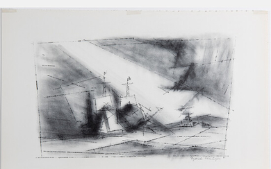 Lyonel Feininger, (1871-1956) - Off the Coast, 1951
