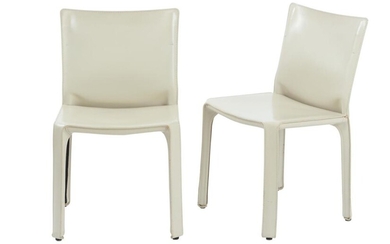 MARIO BELLINI SET OF EIGHT 'CAB' CHAIRS FOR CASSINA