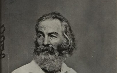 MATHEW BRADY (1822-1896) Portrait of Walt Whitman.