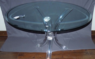 MID CENTURY MODERN LUCITE TABLE