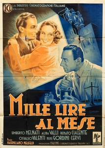 MILLE LIRE AL MESE WITH ALIDA VALLI 1938