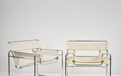Marcel Breuer , Two 'Wassily' armchairs, 1925