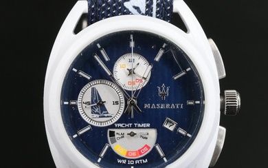 Maserati Trimarano Yacht Timer Limited Edition Quartz Wristwatch