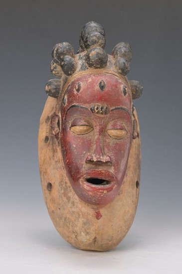 Mask, Baule/Ivory Coast, approx. 50 years old,...