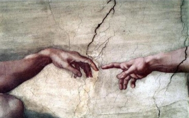 Michelangelo's "Creation of Adam" Sistine Chapel