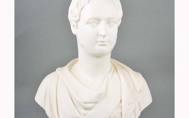 Minton Parian bust, Albert Edward, Prince of Wales