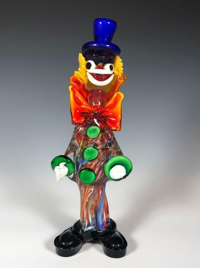 Murano, Italian Art Glass Clown