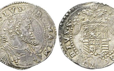 NAPOLI Carlo V D’Asburgo, Re di Spagna, Sicilia, Napoli, 1516-1556,...