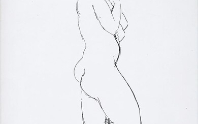 Giovanni Colacicchi © (Anagni, 1900 - Firenze, 1992), Naked