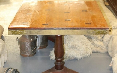 Nautical Themed Wooden Pub Table