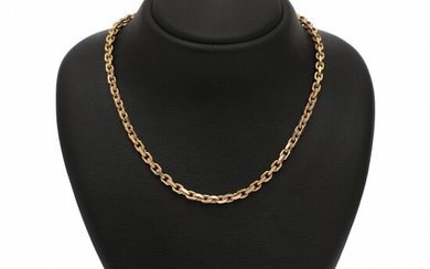 Necklace of 14k gold. Weight app. 51.3 g. Length 48 cm.