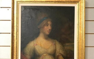 OLD MASTER PORTRAIT OF A LADY ATTRIBUTED TO THOMAS