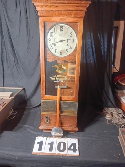Oak International Time Recording Co. Time Clock