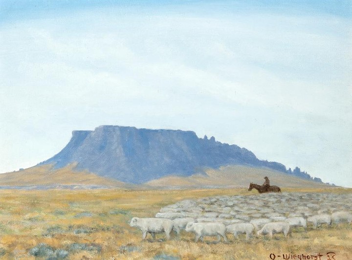 Olaf Wieghorst | Navajo Sheepherder