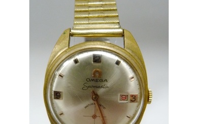 Omega: Seamaster 18ct gold antimagnetic CA 4234 gents w...
