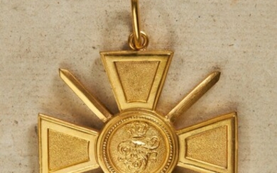 Orden & Ehrenzeichen Deutschland - Baden : Croix du Mérite du Lion de Zähringen avec...
